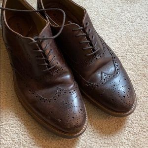 Aldo wingtip dress shoes in brown size 10
